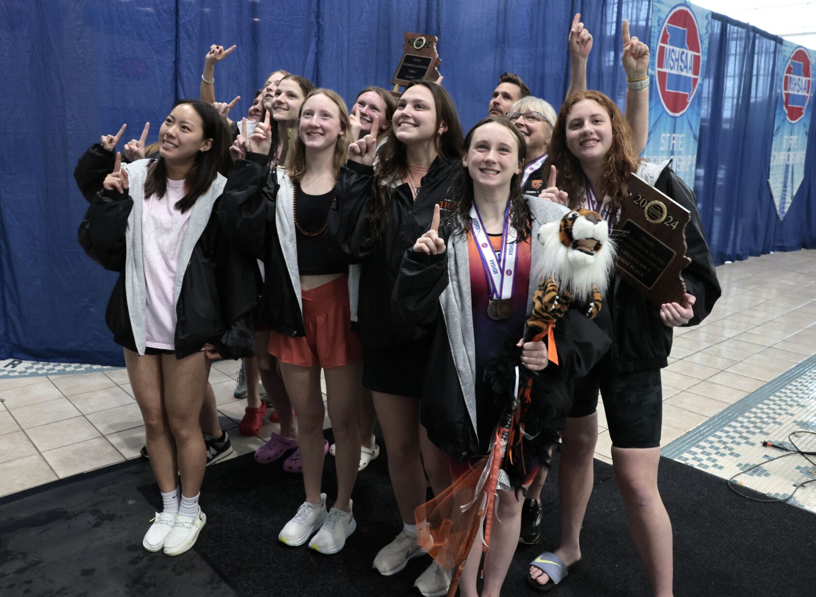 Missouri Class 1 girls swimming and diving state championships, prelims